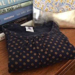 Petit Bateau long sleeve shirt for girl size 8yo